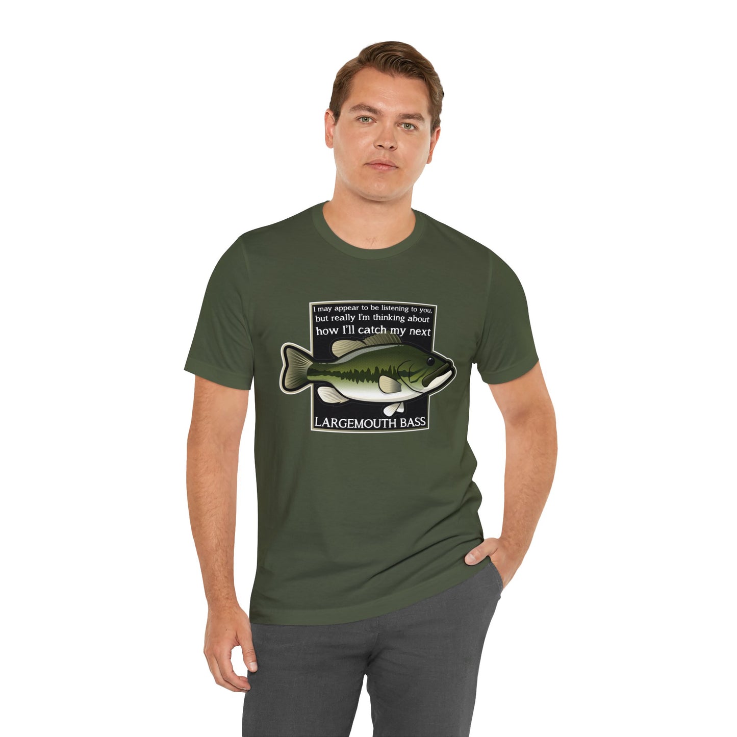 "Not Listening" Largemouth Bass Fishing T Shirt