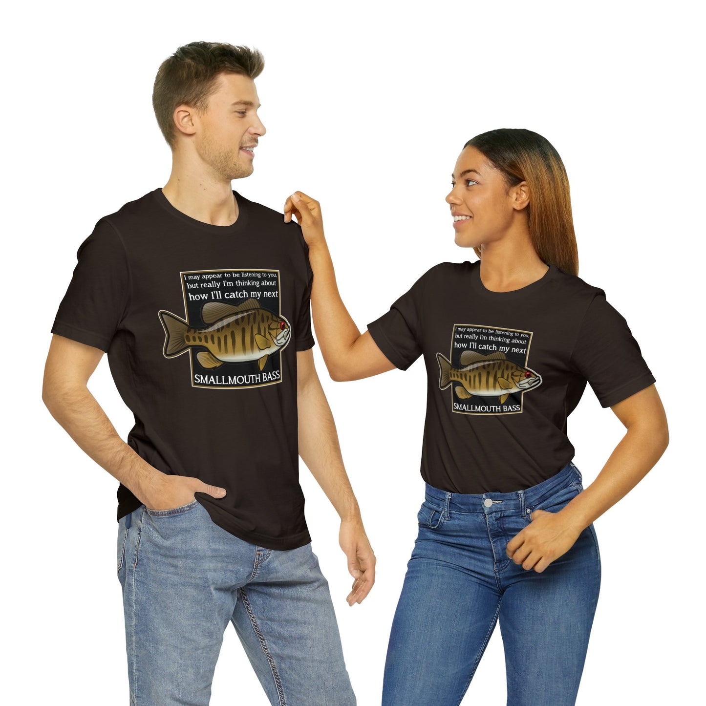 "Not Listening" Smallmouth Bass Fishing T Shirt
