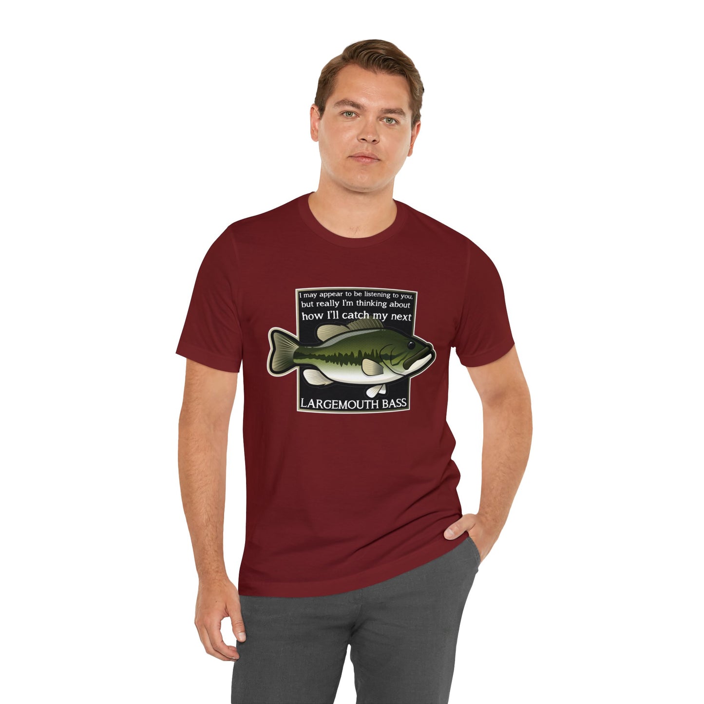 "Not Listening" Largemouth Bass Fishing T Shirt