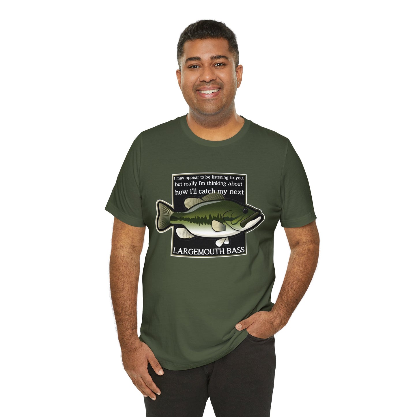 "Not Listening" Largemouth Bass Fishing T Shirt