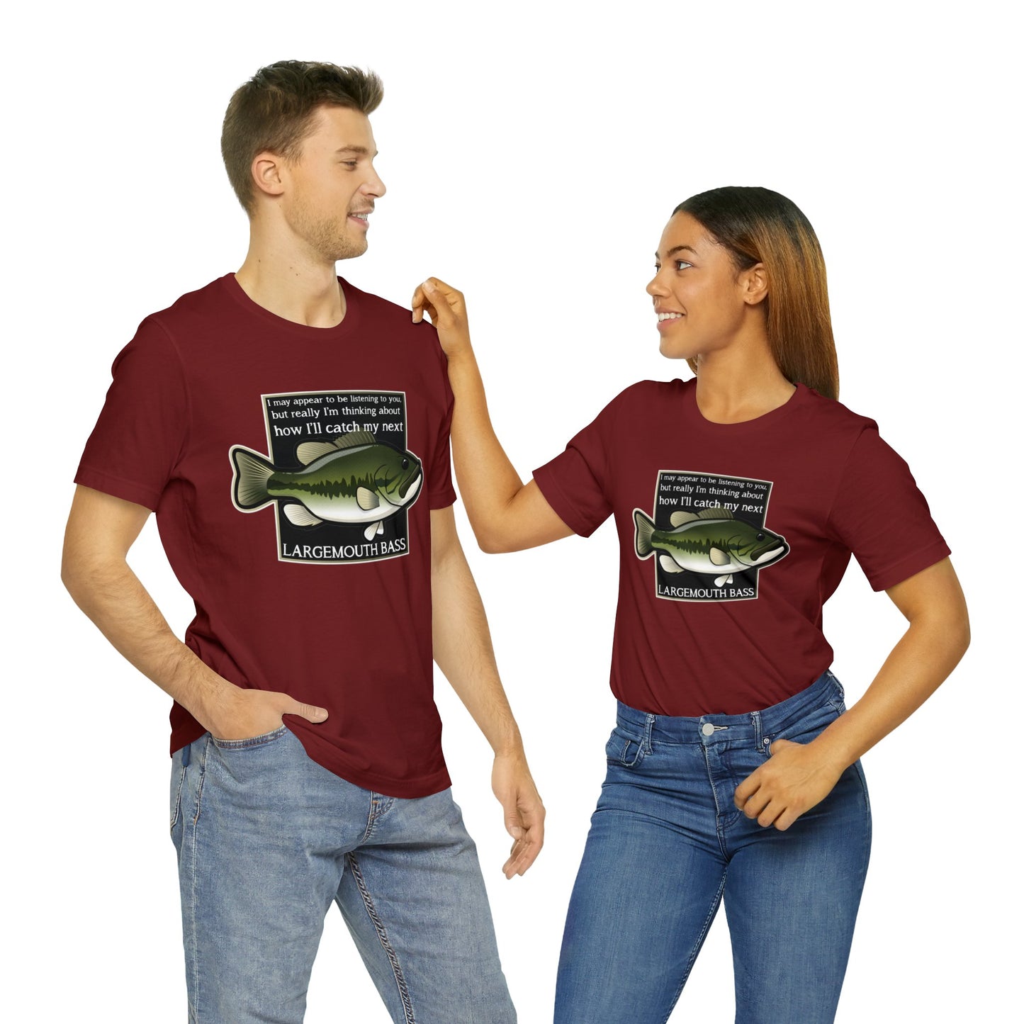 "Not Listening" Largemouth Bass Fishing T Shirt