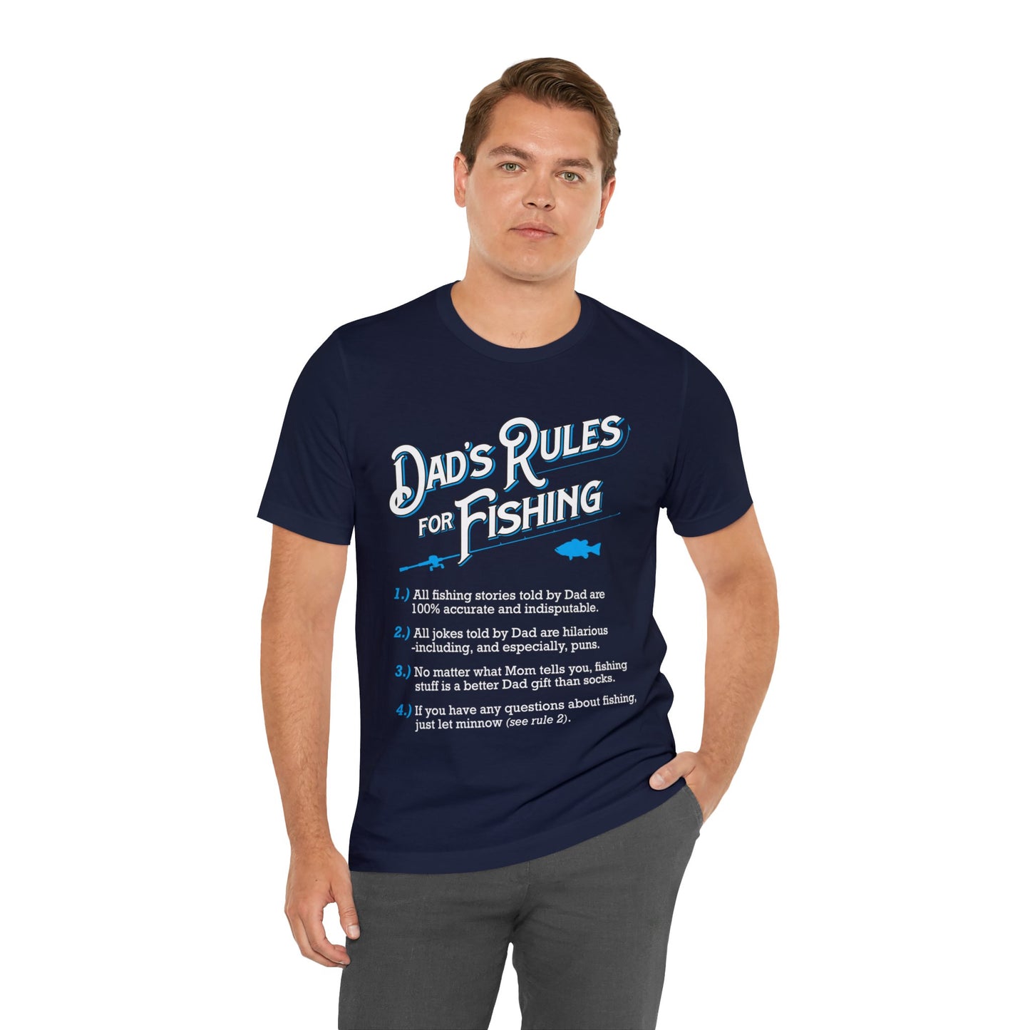 Dad's Rules for Fishing T Shirt