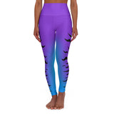 Firetiger Purple Women's Performance High-Waisted Yoga Leggings