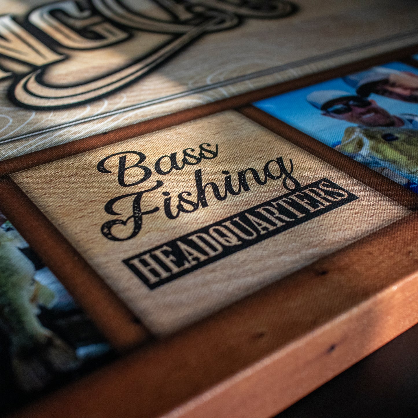 PERSONALIZED Fishing Cave Canvas Print