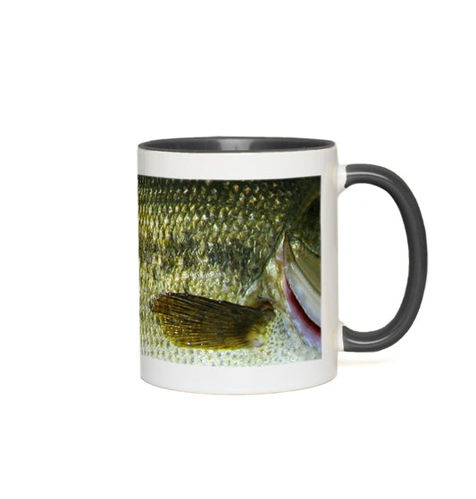 Hand Holding Largemouth Bass Coffee Mug by Thomas Young - Pixels